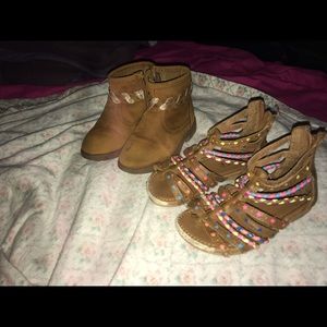 Toddler boots and sandals